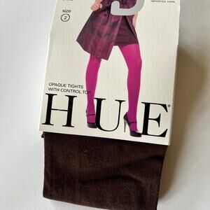 Hue - size 2 espresso tights women’s